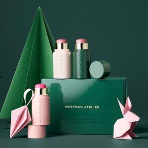 Westman Atelier Baby Cheeks Blush Stick Petite Trio. NIB Limited Edition